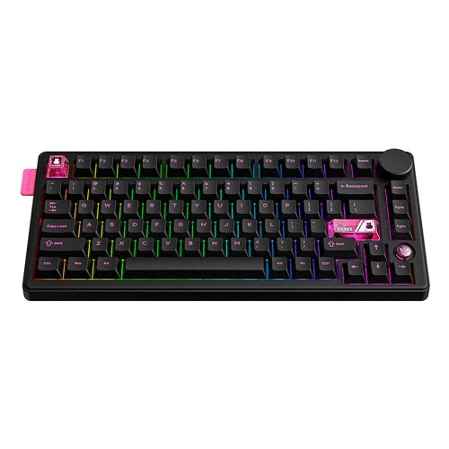 Клавіатура Onikuma Tri Mode Mechanical RGB gaming keyboard 81 Keys MT706 |2.4G/BT/Type-C, ENG Layout black