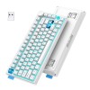 Клавіатура Onikuma Tri Mode Mechanical RGB gaming keyboard 81 Keys MT706 |2.4G/BT/Type-C, ENG Layout black