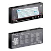 Клавіатура Onikuma Tri Mode Mechanical RGB gaming keyboard 81 Keys MT706 |2.4G/BT/Type-C, ENG Layout black