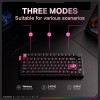 Клавіатура Onikuma Tri Mode Mechanical RGB gaming keyboard 81 Keys MT706 |2.4G/BT/Type-C, ENG Layout white