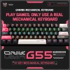 Клавіатура Onikuma USB with RGB Mechanical gaming keyboard 61 keys G55 |ENG Layouts| black
