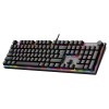 Ігрова клавіатура MEETION Wired Mechanical keyboard red switch MK009Pro (ukrainian version) black