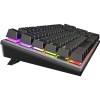 Ігрова клавіатура MEETION Wired Mechanical keyboard red switch MK009Pro (ukrainian version) black
