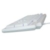 Клавіатура Meetion USB Wired mechanical gaming keyboard blue switch MK600MX (ukrainian version) |105 keys| white