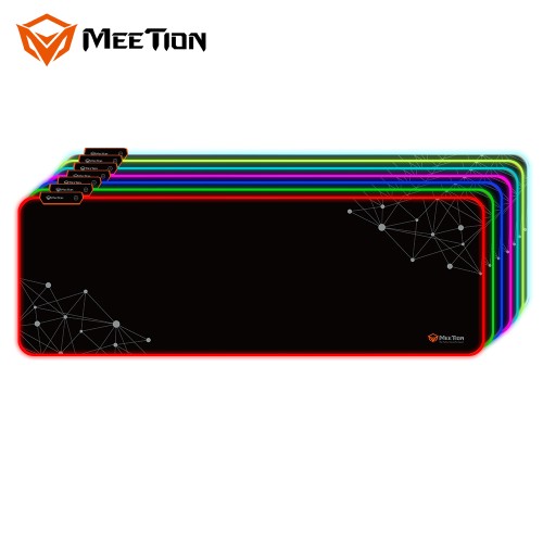 Килим для миші MeeTion Backlit Gaming Mouse Pad RGB MT-PD121 black