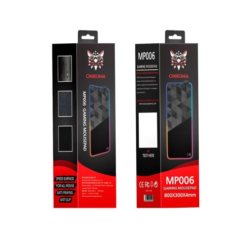 Килимок для миші ONIKUMA Gaming Mouse Pad RGB MP006 (G6) |800*300*4MM| black