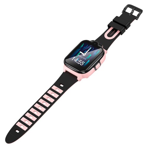 Дитячій смарт-годинник HOCO 4G children phone-watch Y104  |1.69", 4G video call, hd camera, GPS/WiFi| pink