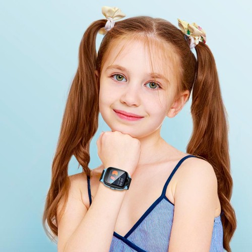 Дитячій смарт-годинник HOCO 4G children phone-watch Y104  |1.69", 4G video call, hd camera, GPS/WiFi| blue