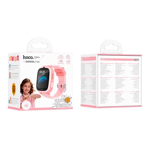 Дитячі смарт-годинники HOCO 4G children phone watch Y106 ipx7 |1.83" LCD, 4G Call, WiFi positionning| black