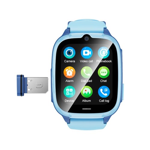 Дитячі смарт-годинники HOCO 4G children phone watch Y106 ipx7 |1.83" LCD, 4G Call, WiFi positionning| pink