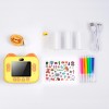 Дитяча цифрова фото-відео камера HOCO Dual-camera children printing camera DV204 |2.4" HD screen| yellow