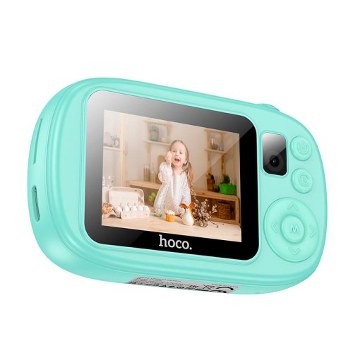 Дитяча Цифрова фото-Відео камера HOCO Dual-camera children camera DV205  |2.0" HD screen| blue