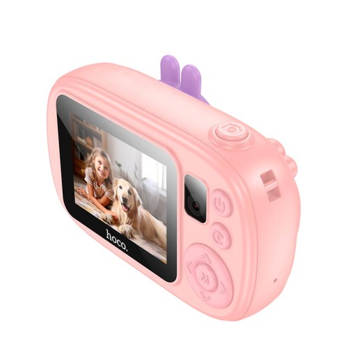 Дитяча Цифрова фото-Відео камера HOCO Dual-camera children camera DV205  |2.0" HD screen| blue