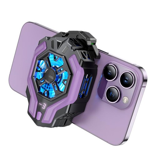 Кулер для телефону HOCO Ambitious cooling mobile phone fan GM26 |4.5-7"| black-purple