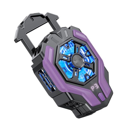 Кулер для телефону HOCO Ambitious cooling mobile phone fan GM26 |4.5-7"| black-purple