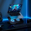 Куллер для Ноутбука HOCO Jade laptop cooling stand GA4 |12-17", RGB, 7 level, 2 Fans| black