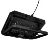 Куллер для Ноутбука HOCO Jade laptop cooling stand GA4 |12-17", RGB, 7 level, 2 Fans| black