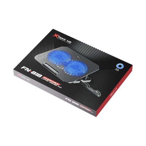 Кулер XTRIKE ME Cooling Fan FN-818 |2 fan, 7 speed, RGB| black