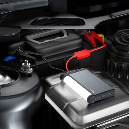 Пусковий пристрій (бустер) для авто HOCO car lighting Emergency Start Power Supply 12000mAh DB14 |12V/350A| black