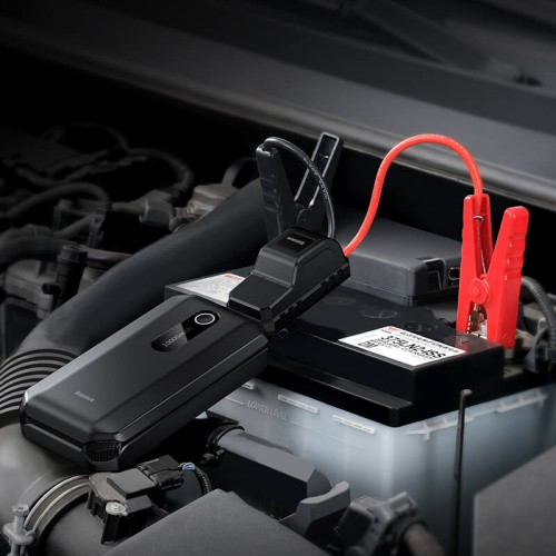 Пусковий пристрій (бустер) для авто BASEUS Super Energy Air Car Jump Starter 10000mah, Peakcurrent 1000A |1USB/1Type-C, 2.4A| (CGNL020101) black