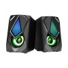 Акустика для ПК XTRIKE ME RGB Backlight SK-402 black