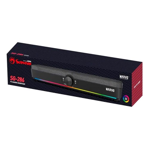 Акустика MARVO Wireless Speaker SG-286 |2x5W, RGB| black