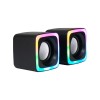 Акустика для ПК XTRIKE ME Wired Speaker SK-201 |3Wx2, 3.5mm+USB, RGB| black