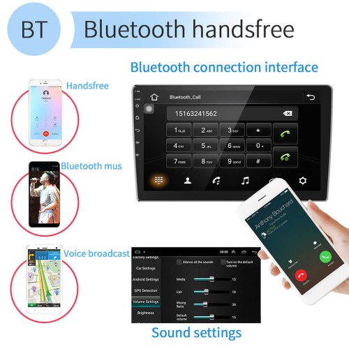 Android Магнитола для авто A2646KT (Q3162) |OS9.1, 2/16GB, 10.1" HD, GPS, WI-Fi, FM, BT| black