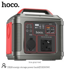Портативна електростанція HOCO Energy storage power bank DB28 80000mAh |300W, 3USB/Type-C/AC, PD/QC| black