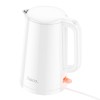 Електрочайник HOCO electric kettle HE11 |1.7L, 1500-1800W| white