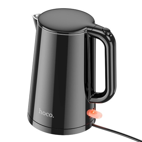 Електрочайник HOCO electric kettle HE11 |1.7L, 1500-1800W| white