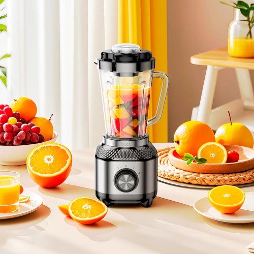 Блендер HOCO electric juicer blender HE32 |600W, 1.8L| black