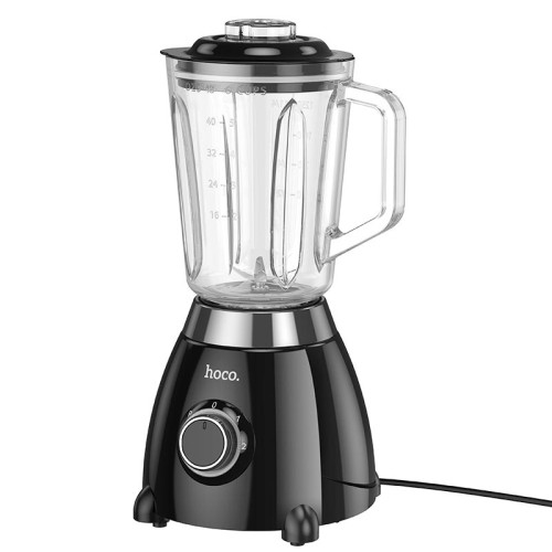 Блендер HOCO electric retro juicer blender HE33 |500W, 1.5L| black