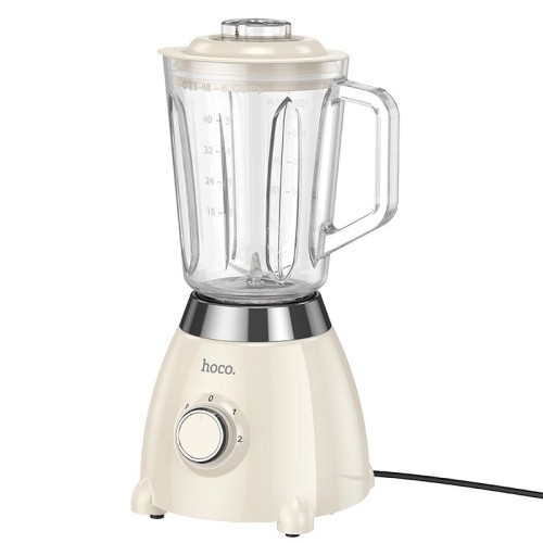 Блендер HOCO electric retro juicer blender HE33 |500W, 1.5L| Milky white