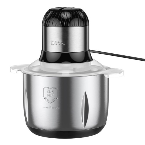 Подрібнювач для м'яса HOCO stainless steel meat grinder HE35 |400W, 3L| grey