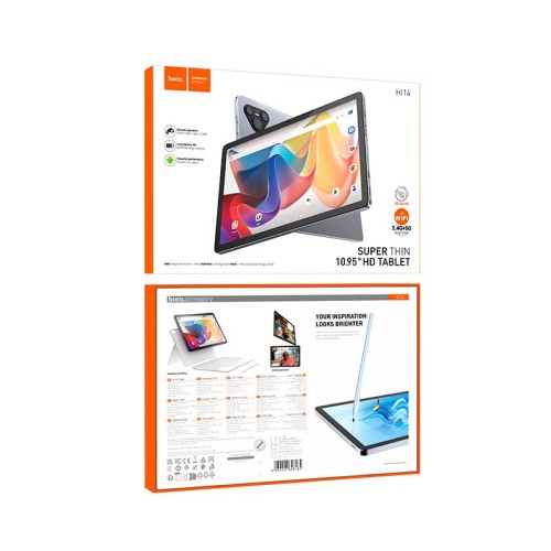 Планшет HOCO HI14 10.95-inch calling tablet PC (Europe Asia and Africa) |4G call, 3+4GB RAM/64GB ROM, 2.4G/5G Wi-Fi| grey