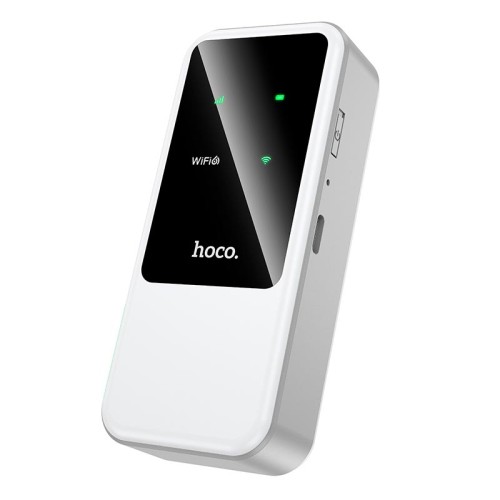 4G портативний роутер HOCO Mobile portable WiFi HI42 (Europe Asia and Africa) |2.4g/WIFI6, 8h, 802.11ax/b/g/n| white