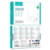 Роутер HOCO WiFi4 wireless router HI36 |2.4GHz, 300Mbps, 2xLan| white