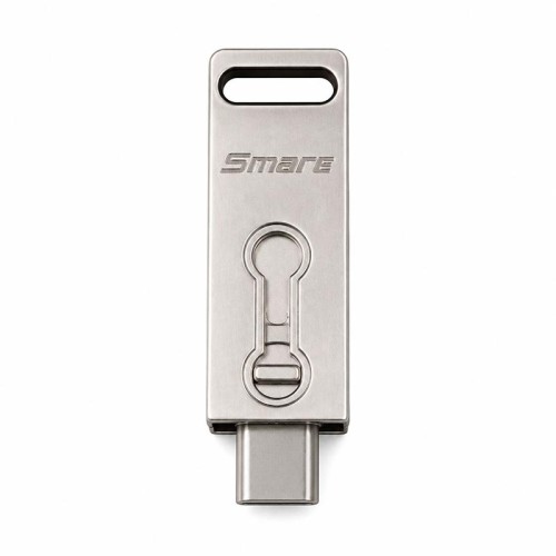 Флешка USB/Micro USB OTG  Smare 32GB nickel