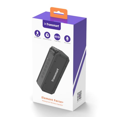 Акустика Tronsmart Force+ IPX7 |BT5.0, AUX, 40W, NFC, EQ, TWS, 15h Max| black