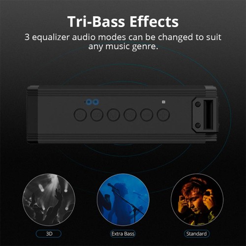 Акустика Tronsmart Force+ IPX7 |BT5.0, AUX, 40W, NFC, EQ, TWS, 15h Max| black