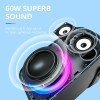 Акустика-караоке Tronsmart Halo 110 IPX6 |BT5.3, AUX, 60W, NFC, EQ, TWS, 18h Max| black