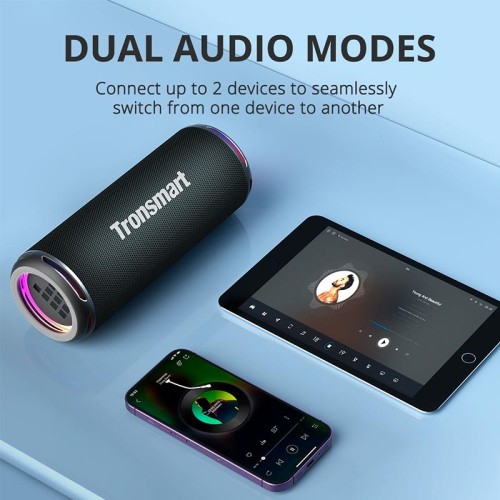 Акустика Tronsmart T7 Lite Portable Outdoor Speaker IPX7 |25W, BT5.3, 24h, TF, App, EQ| black