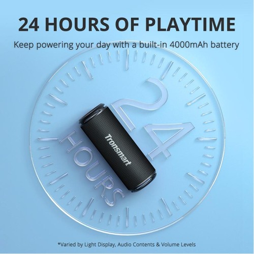Акустика Tronsmart T7 Lite Portable Outdoor Speaker IPX7 |25W, BT5.3, 24h, TF, App, EQ| black