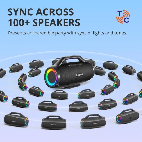 Акустика Tronsmart Bang Max IPX6 |BT5.3, AUX, 130W, NFC, AUX/TF/USB, TWS, 24h Max| black