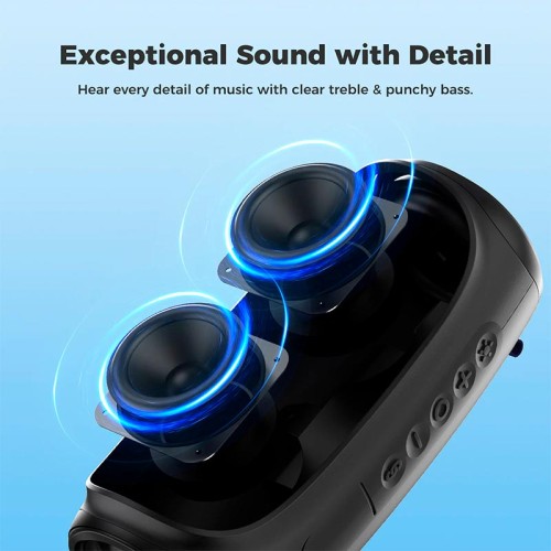 Акустика SOUNARC Portable Speaker XR3 |BT5.3, AUX/TF, 10W, TWS, 8h Max| black