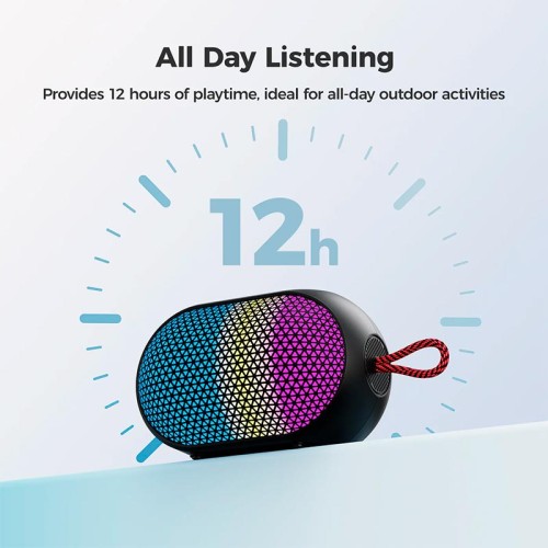 Акустика SOUNARC Portable Speaker XR3 mini |BT5.3, AUX/TF, 5W, TWS, 10h Max| black