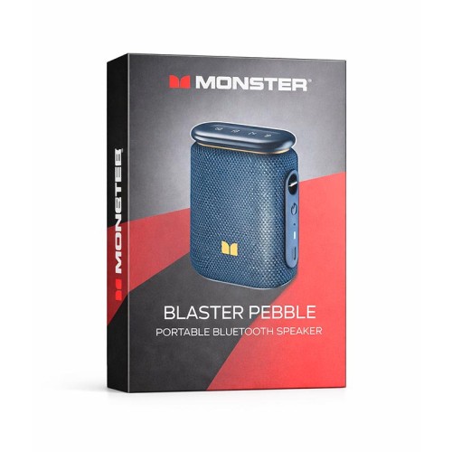 Акустика Monster Blaster Pebble D139 (MS62131) IPX5 |BT5.4, 6/12W| blue