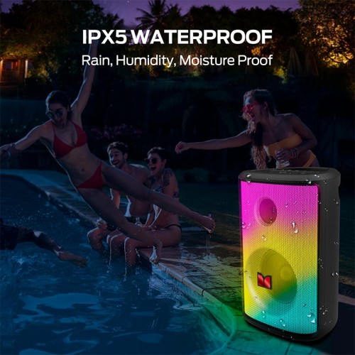 Акустика Monster Sparkle M172 (MS22119) IPX5 |BT5.3, 40/80W, USB/AUX/TF, 3-18h| black