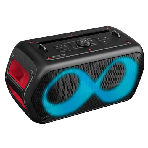 Акустика Monster Musicbox Go (with 2 microphones) M176 (MS22132) IPX5 |BT5.3, 80W, USB/AUX/TF, 2.5-4.5h| black